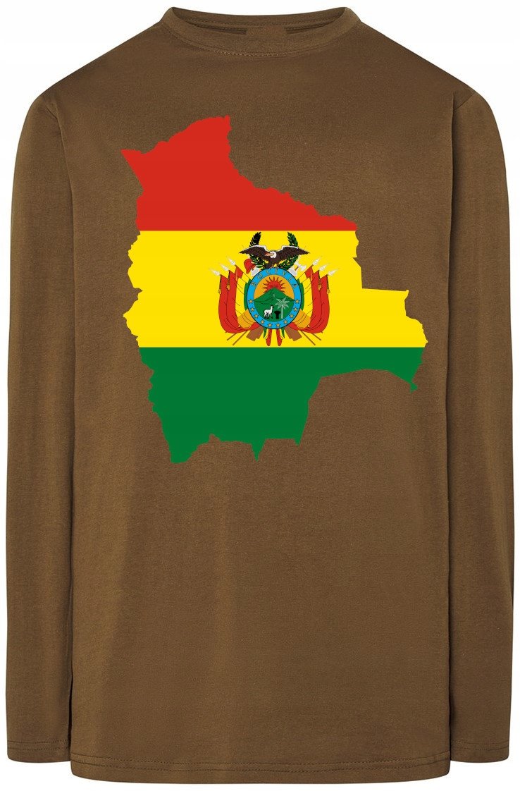 Boliwia Męska Bluza Longsleeve Flaga Rozm.S