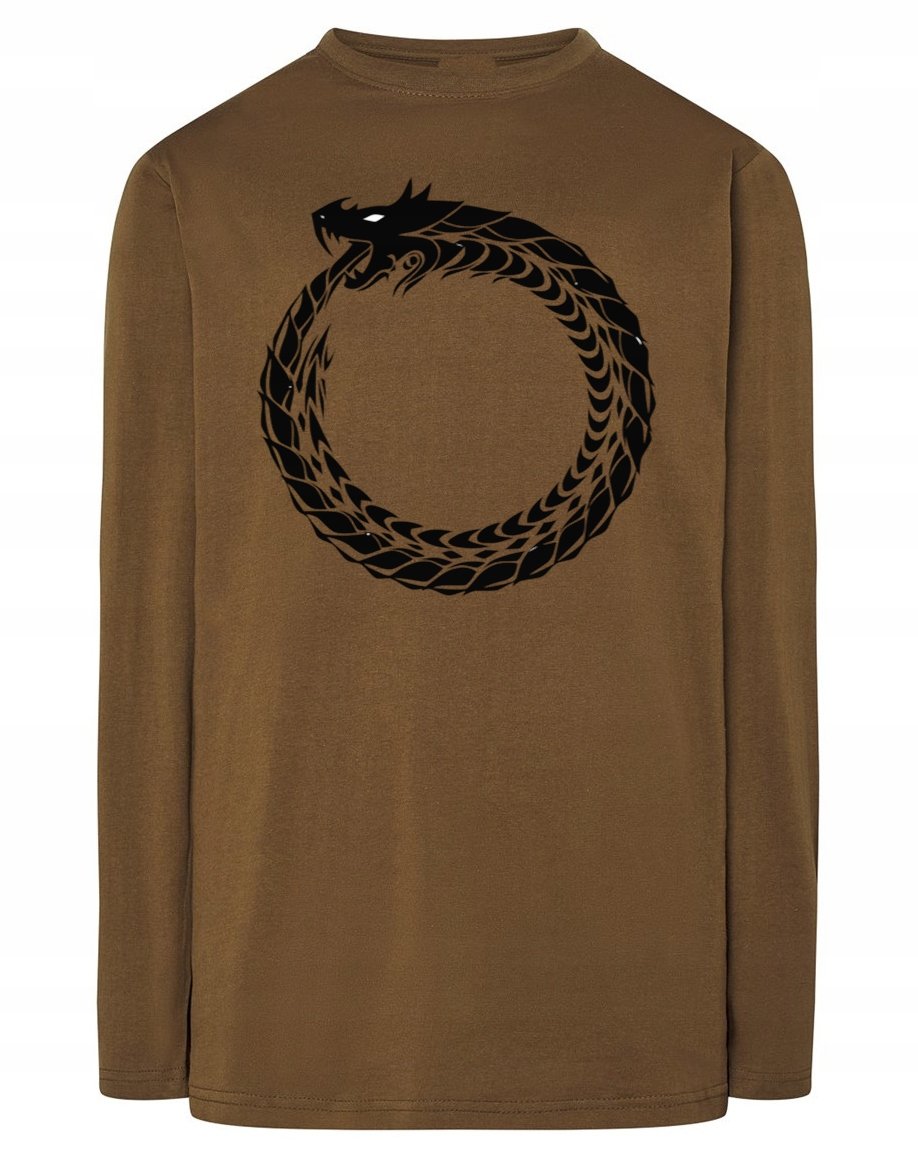 Longsleeve męski fajny nadruk SMOK r.3XL