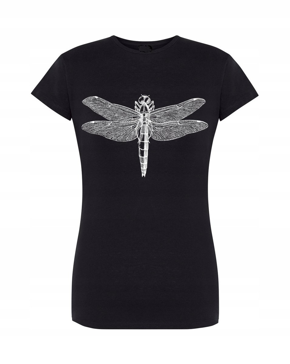 T-Shirt damski nadruk Ważka Rozm.S