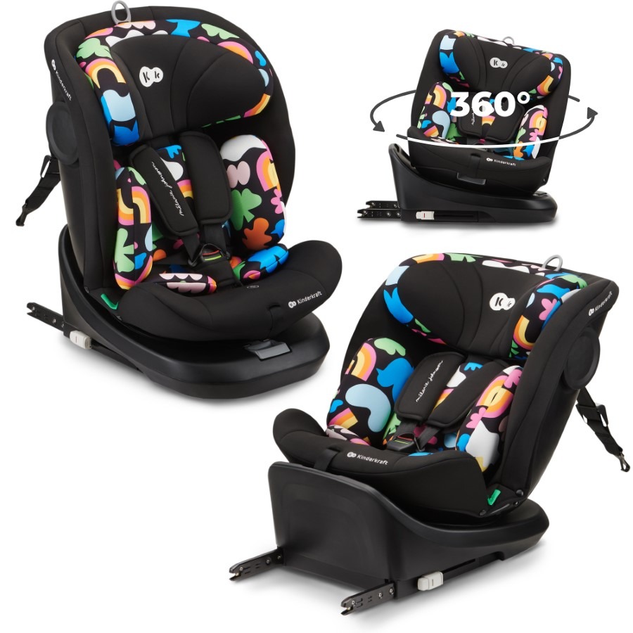 Kinderkraft I-Grow Happy Shapes fotelik samochodowy 40-150 cm