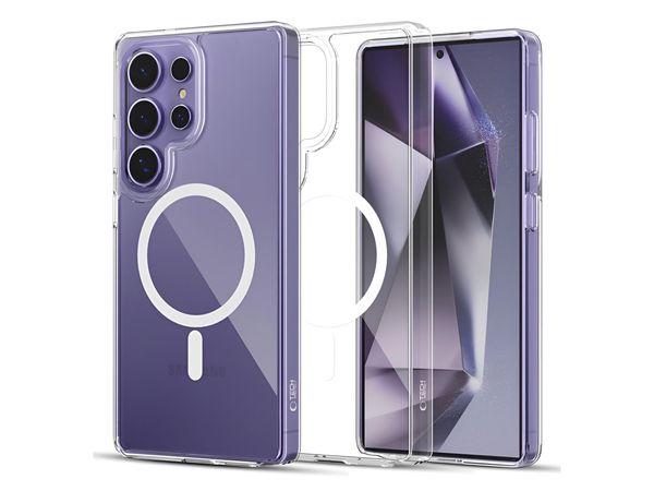 TECH-PROTECT Flexair Hybrid Magsafe do Samsung Galaxy S25 Ultra Clear 5906302322367