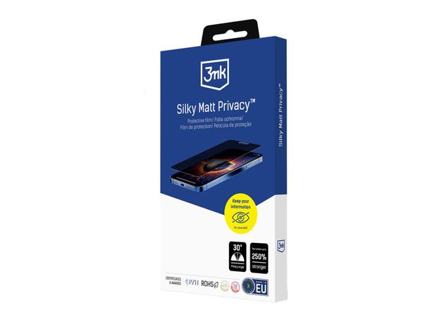 3MK Silky Matt Privacy do iPhone 16 Pro 5903108589307