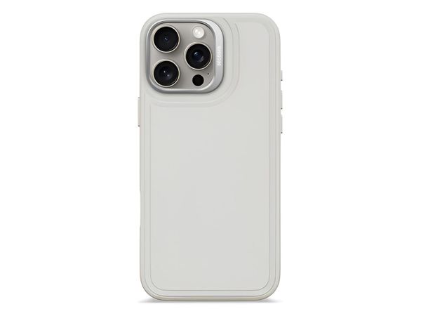 Decoded AntiMicrobial SiliconeStacks iPhone 16 Pro Max stone gray D25IPO16PMBCST9SY