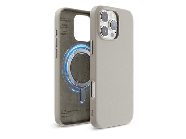 Elago Magnetic Leather do iPhone 16 Pro Max Light Grey ES16MSLE69PRO-LGY