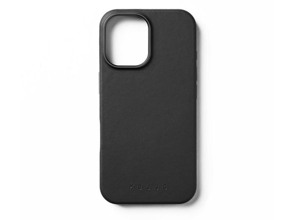 MUJJO FullLeather Case iPhone 16 MagSafe black MUJJOCL049BK