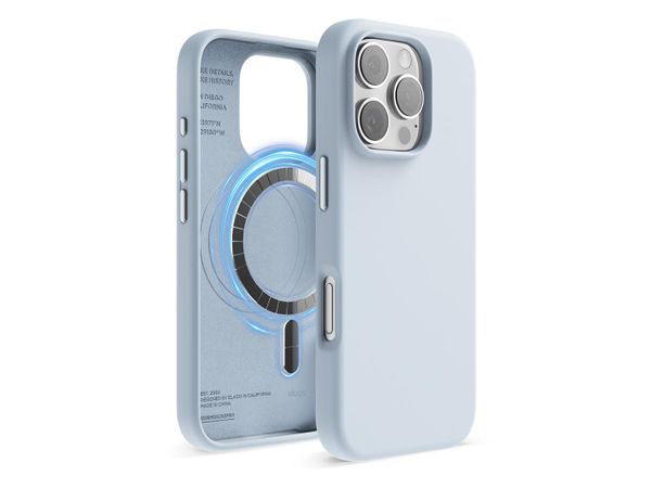 Elago Magnetic Silicone do iPhone 16 Pro Light Blue ES16MSSC63PRO-LBL