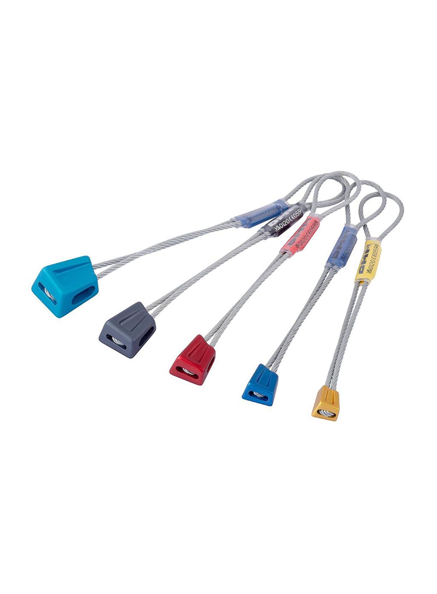 Kości wspinaczkowe DMM HB Alloy Offset Set 7-11 - assorted