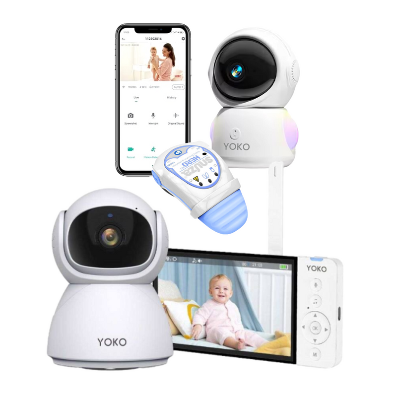 Niania YOKO X5 CONNECT+ Monitor oddechu Snuza Hero MD