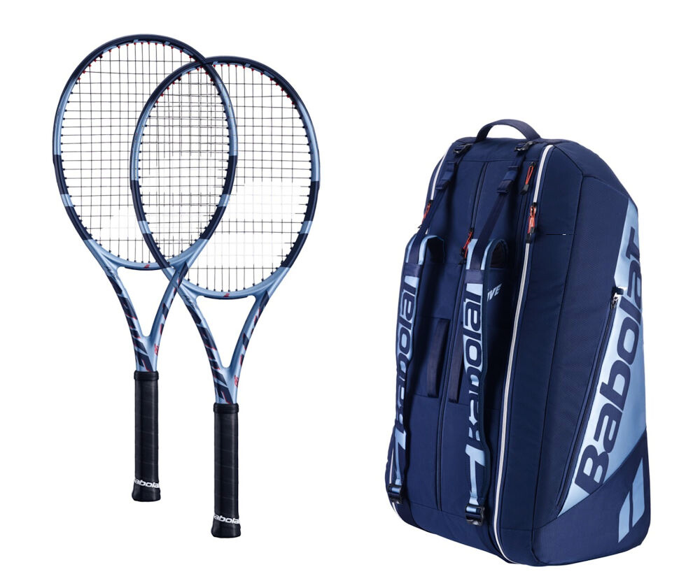 2x Babolat Pure Drive 98 GEN11 + Babolat Pure Drive RH12