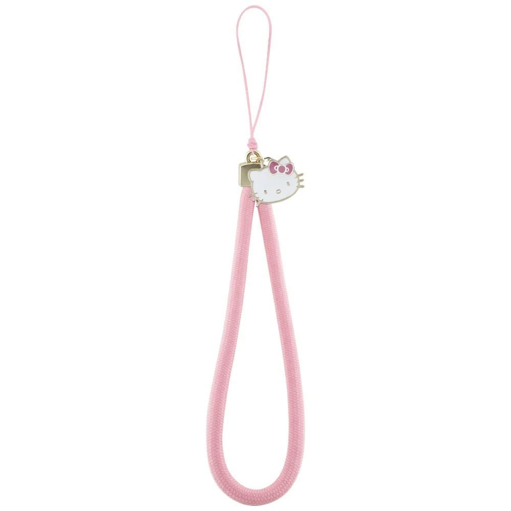 Zawieszka na telefon Hello Kitty Nylon Cord Kitty Head różowy