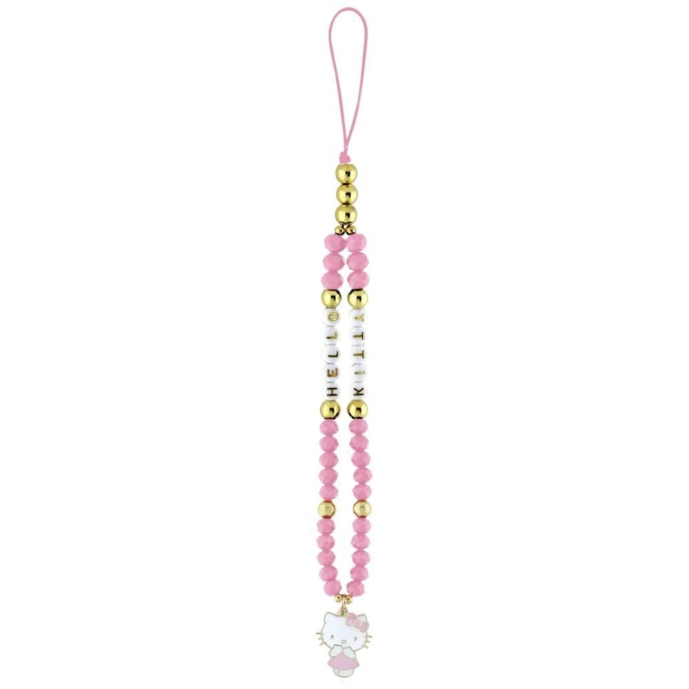 Zawieszka na telefon Hello Kitty Pearls and Beads Kitty Charm różowy