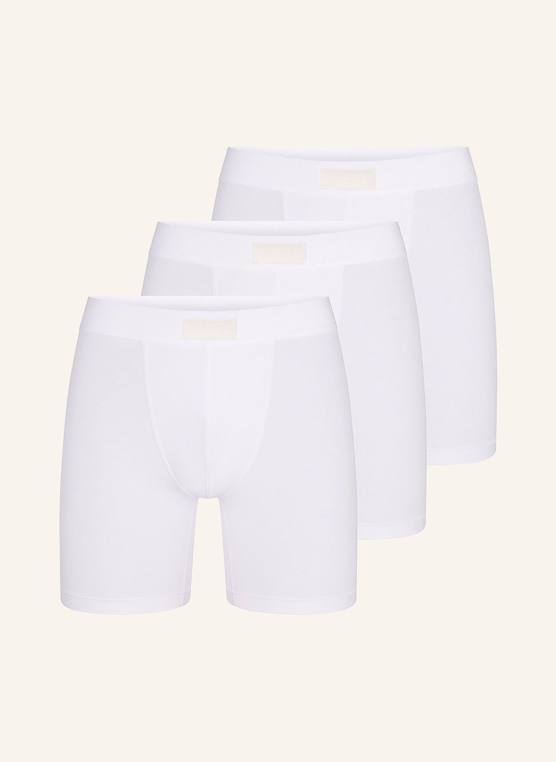 Skims Bokserki Skims Cotton, 3 Szt. weiss