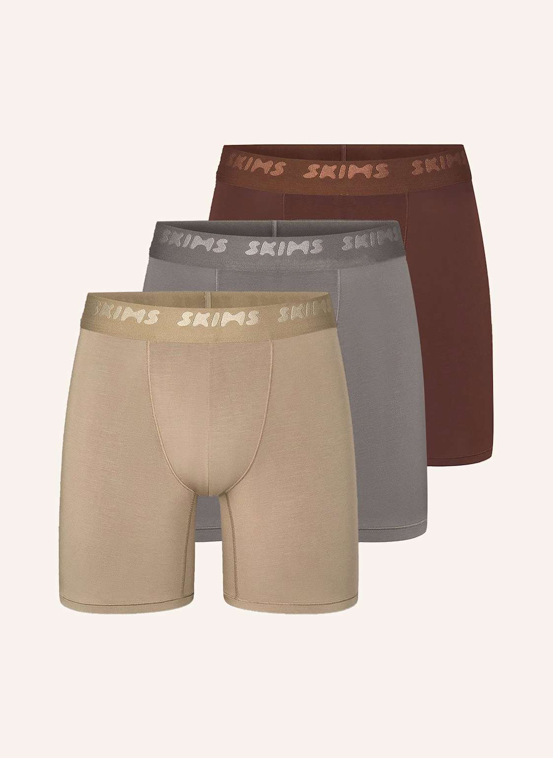 Skims Bokserki Skims Stretch, 3 Szt. braun