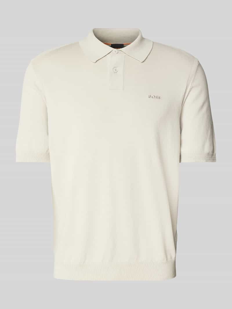 Koszulka polo o kroju regular fit z wyhaftowanym logo model ‘Asac’