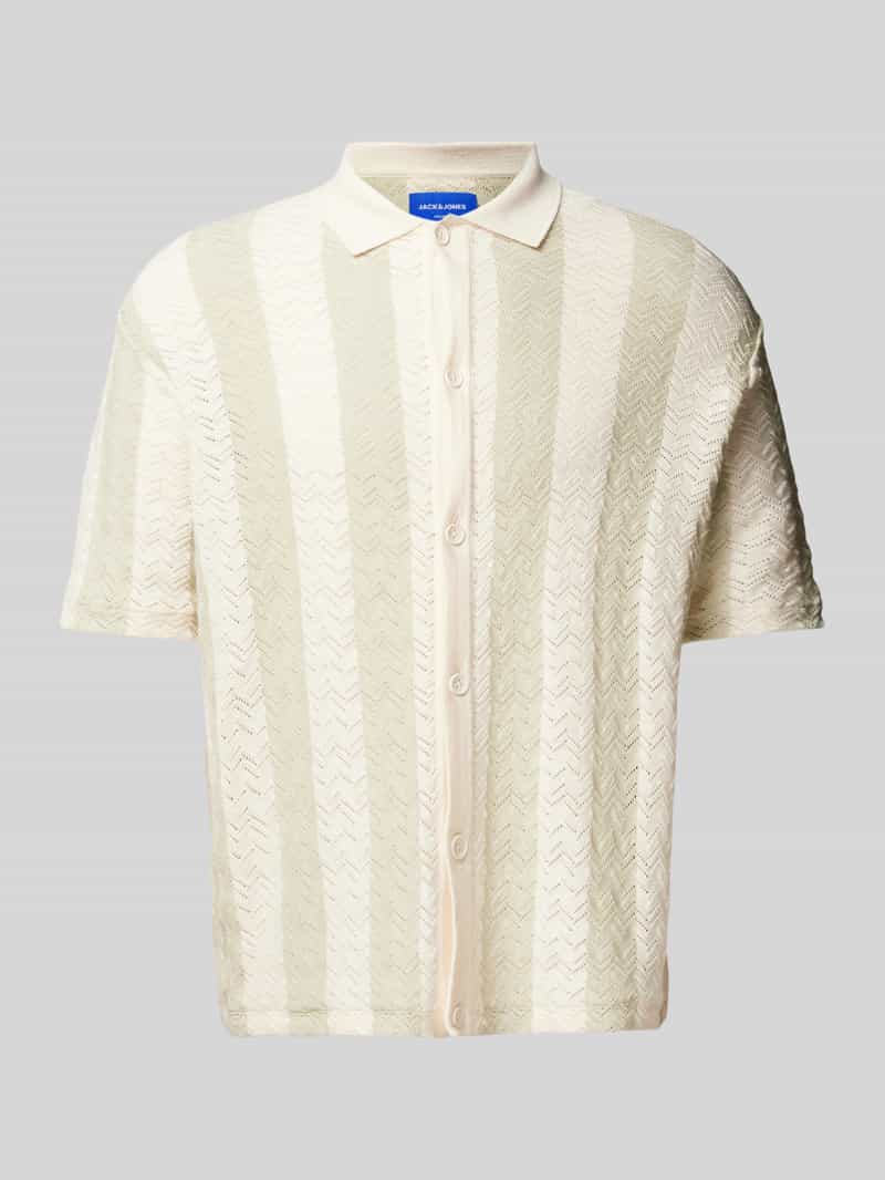Koszula casualowa o kroju regular fit z kołnierzykiem polo model ‘TYLER’