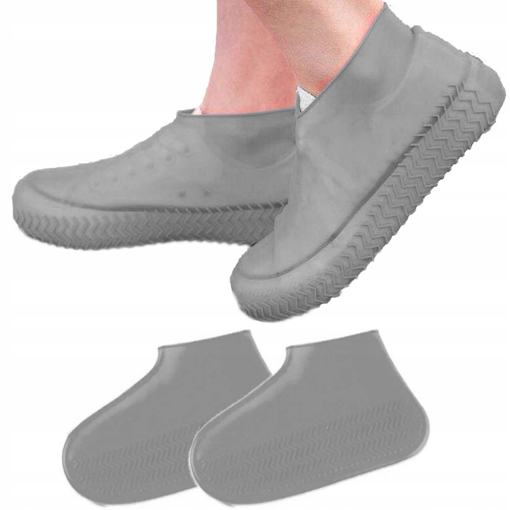 Silikonowe nakładki na buty wodoodporne przeciwdeszczowe męskie 40-44