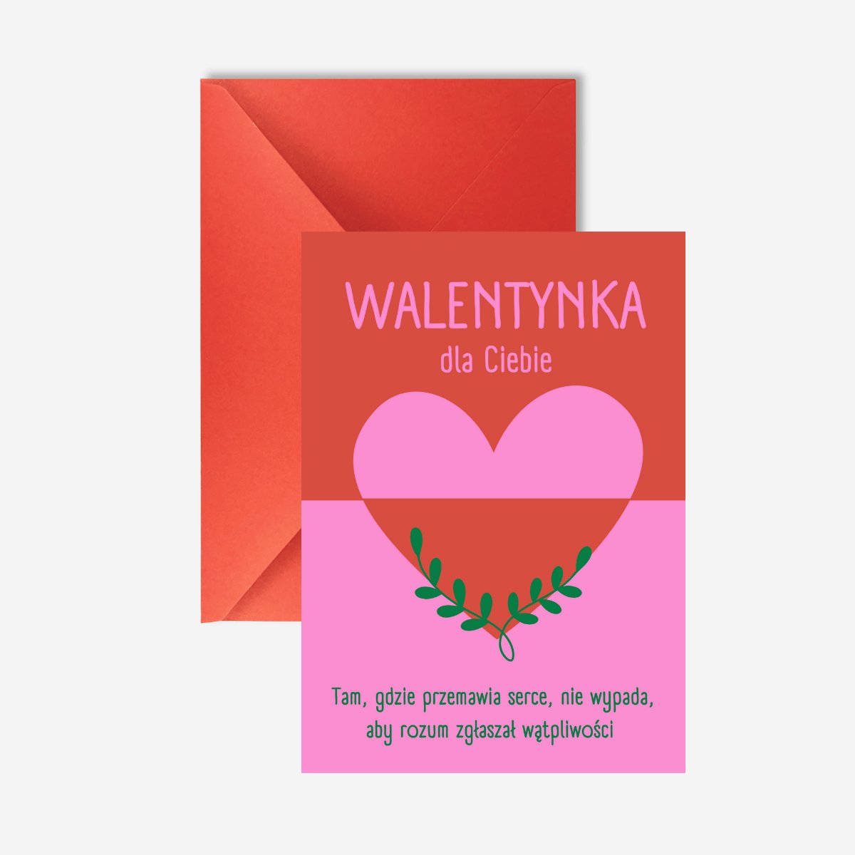 Walentynki kartka dla niej, dla niego