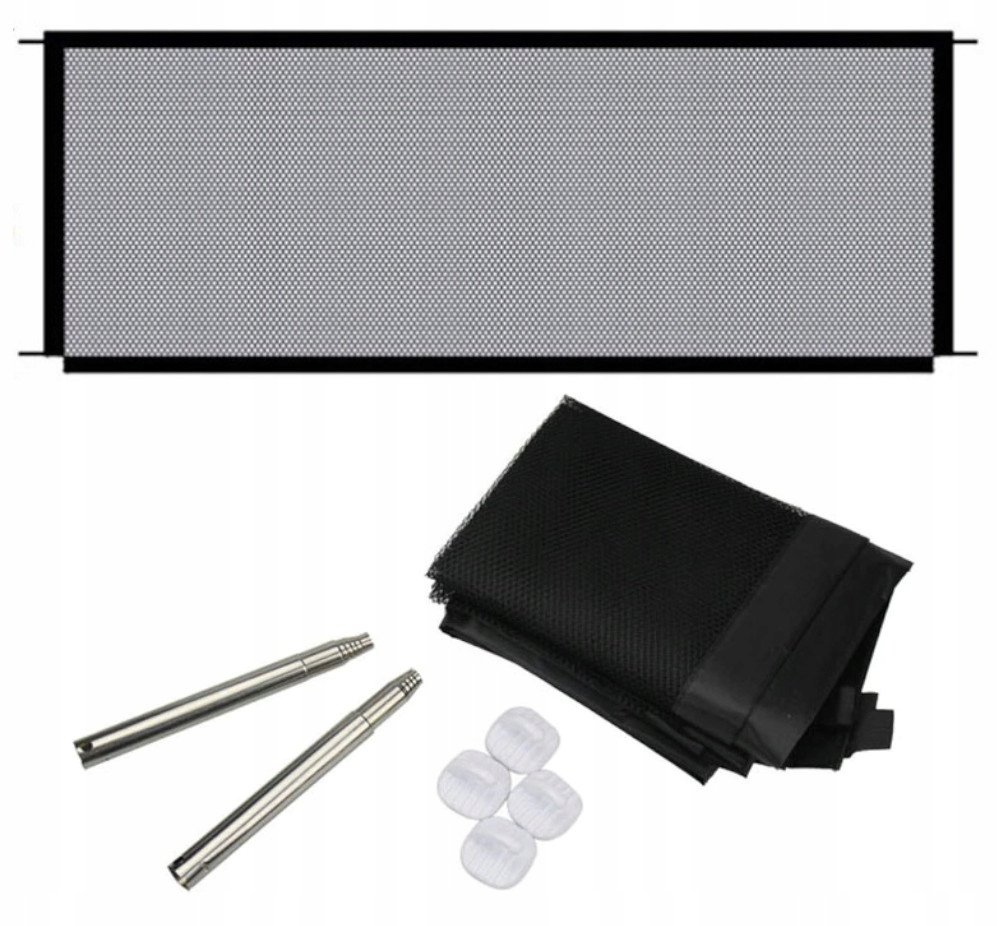 Siatka zabezpieczająca przegroda psa bramka 180x72 cm montaż bez narzędzi