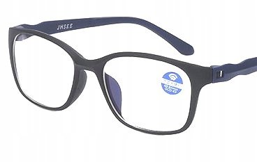 Okulary korekcyjne niebieskie anty-blue plusy +1.5