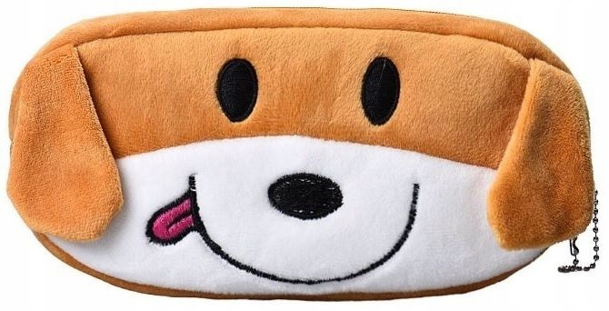 Piórnik saszetka kosmetyczka pluszowy pies piesek