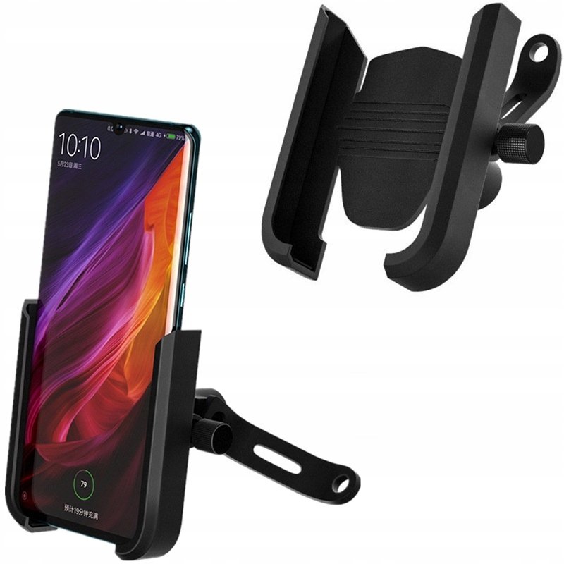 Motocyklowy uchwyt imadło na telefon skuter motor