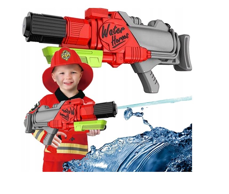 Pistolet Karabin na wodę dla dzieci strażacki water heroes