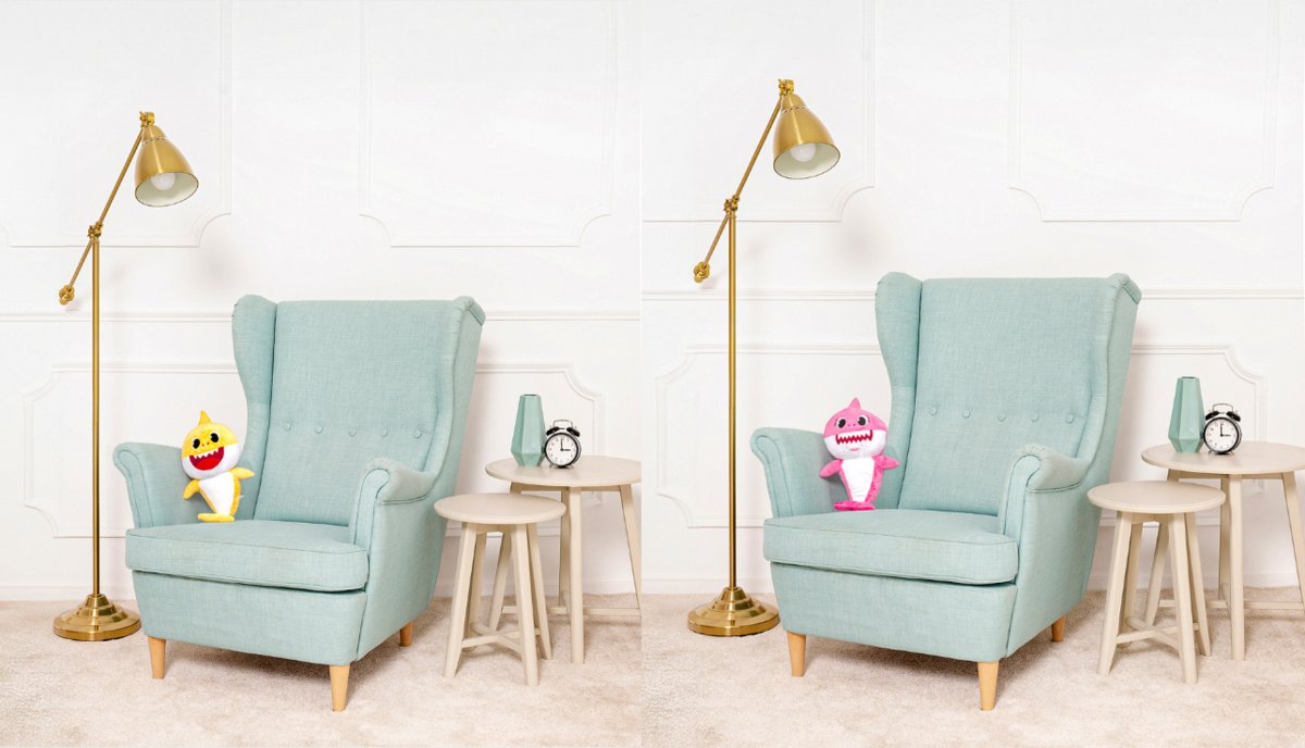 ZESTAW BABY SHARK REKIN PRZYTULANKA MASKOTKA PLUSZAK 30cm - 2 SZTUKI