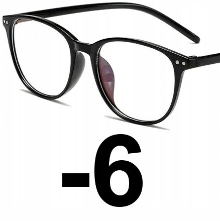 Okulary minusy do komputera korekcyjne -6