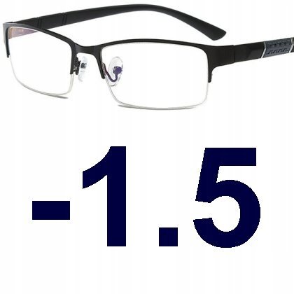 Okulary korekcyjne kujonki minusy eleganckie -1.5