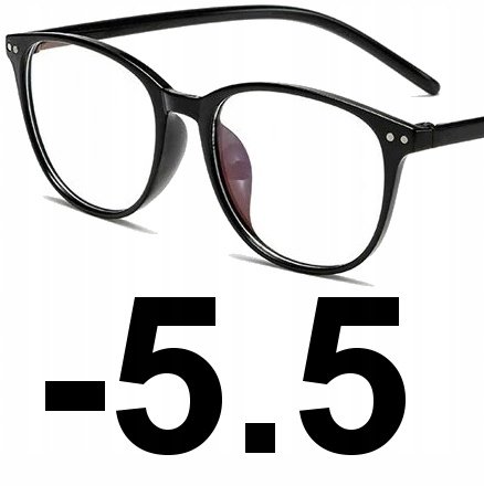 Okulary minusy do komputera korekcyjne -5.5