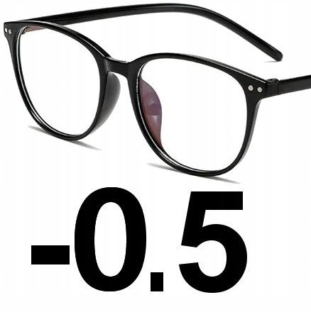 Okulary minusy do komputera korekcyjne -0.5