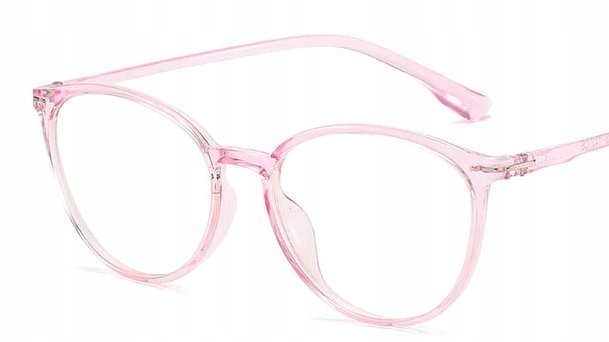 Okulary korekcyjne minusy kocie różowe -1.5