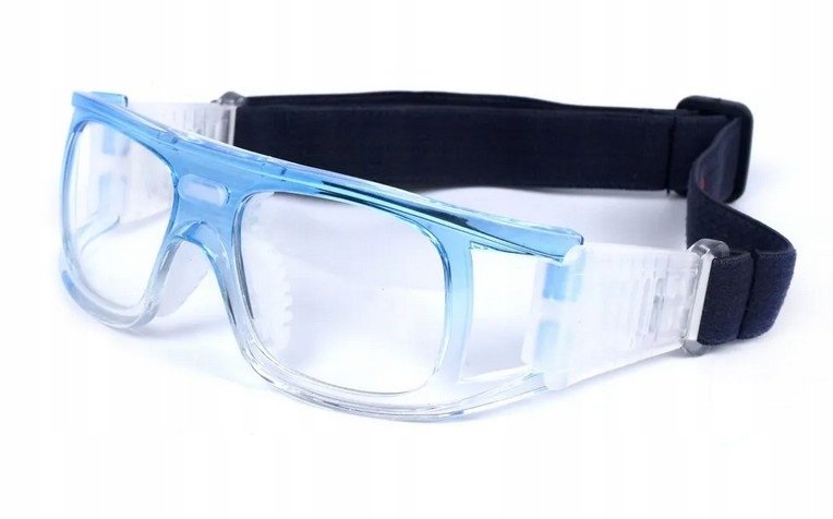 Okulary sportowe korekcyjne czarne minusy -7.5