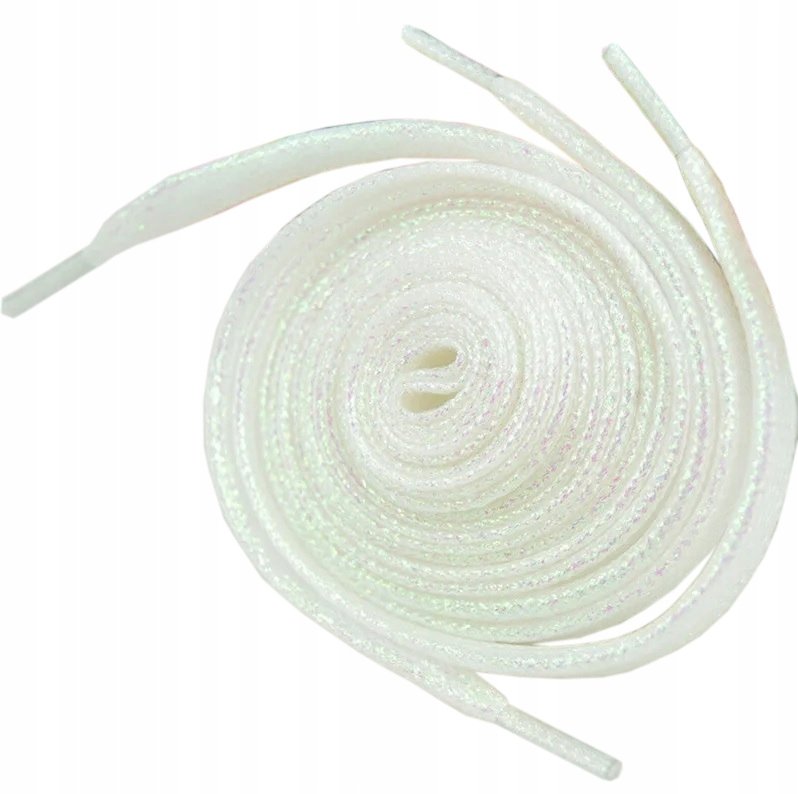 Sznurowadła sznórówki płaskie brokatowe błyszczące szerokie 80 cm para