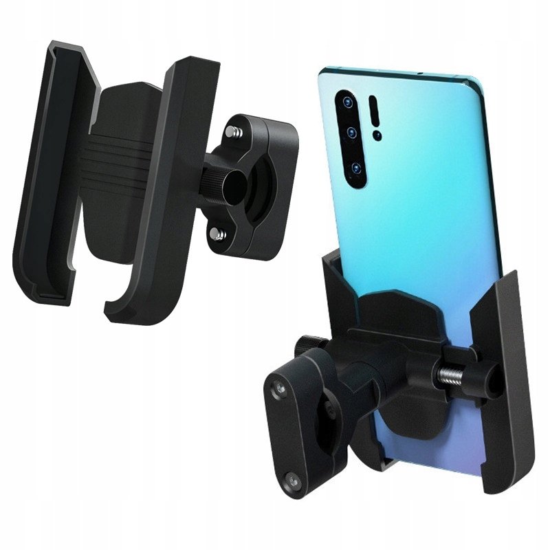 Motocyklowy uchwyt imadło na telefon skuter motor