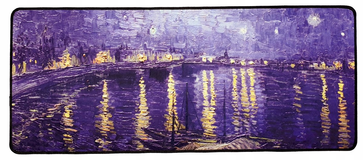 Van gogh podkładka pod mysz duża 80x30 800x300
