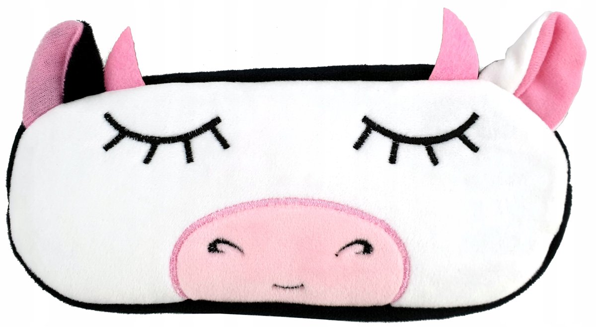 Piórnik saszetka kosmetyczka pluszowa krowa