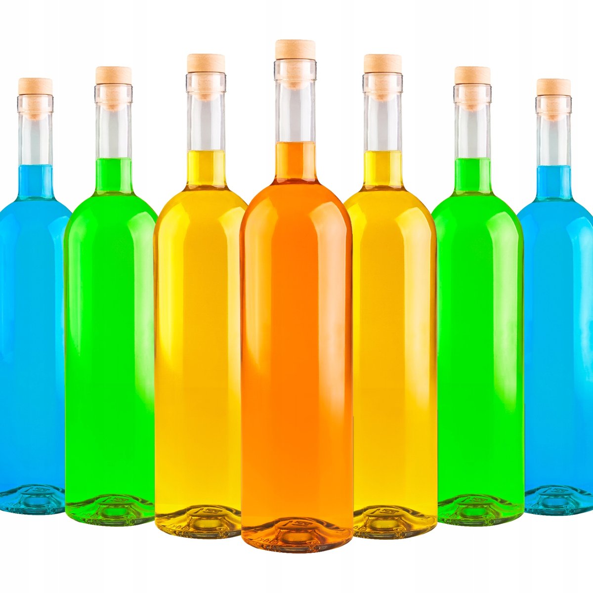 10x Butelki na wino FUTURA 1L 1000 ml butelka na nalewki trunki bimber soki