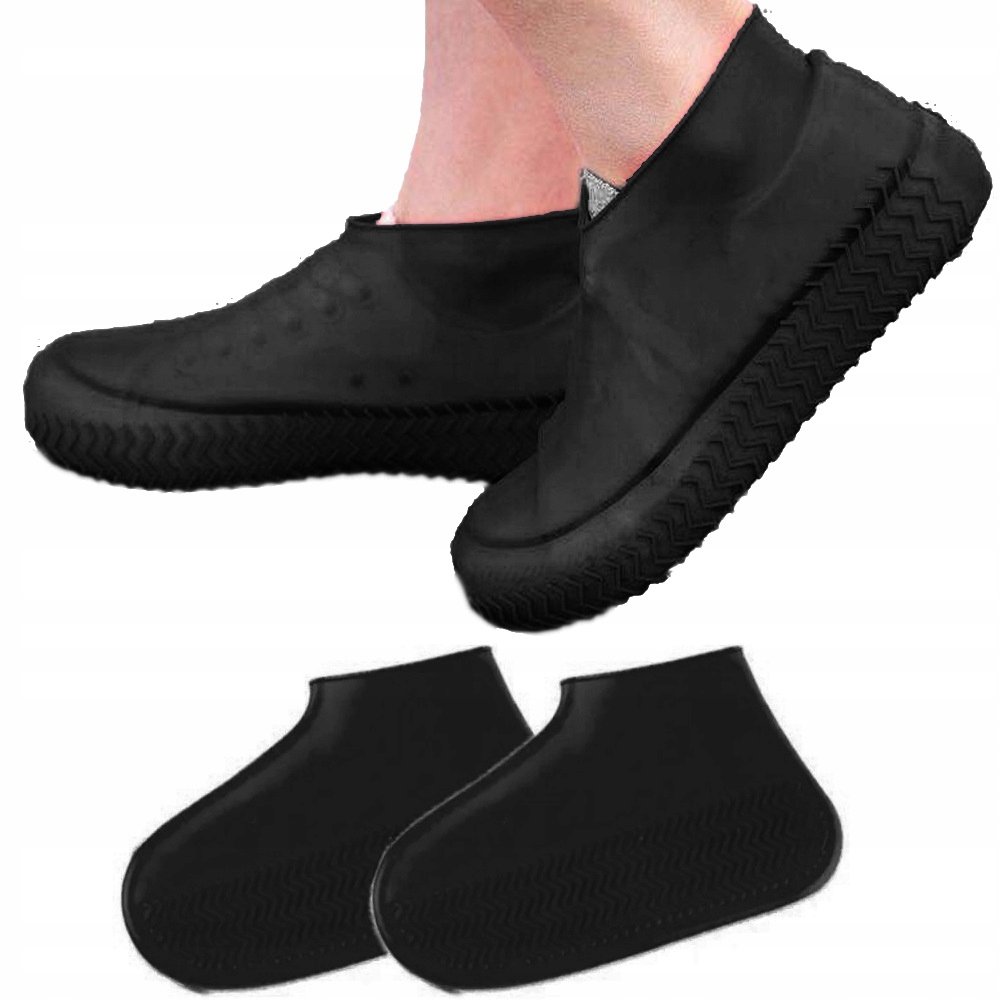 Silikonowe nakładki na buty wodoodporne przeciwdeszczowe damskie 35-39