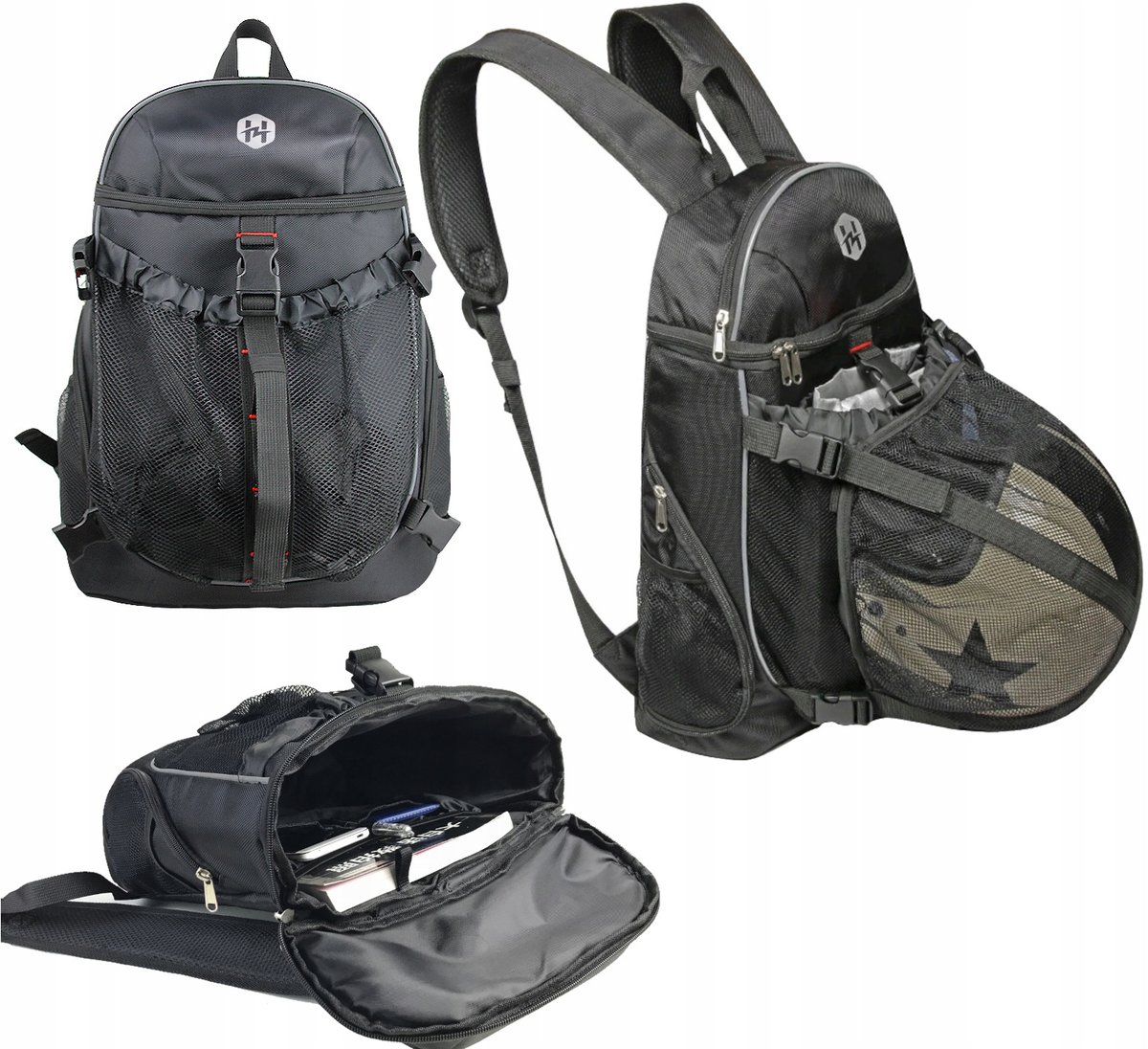 Plecak motocyklowy laptop kask 24 l 1680d