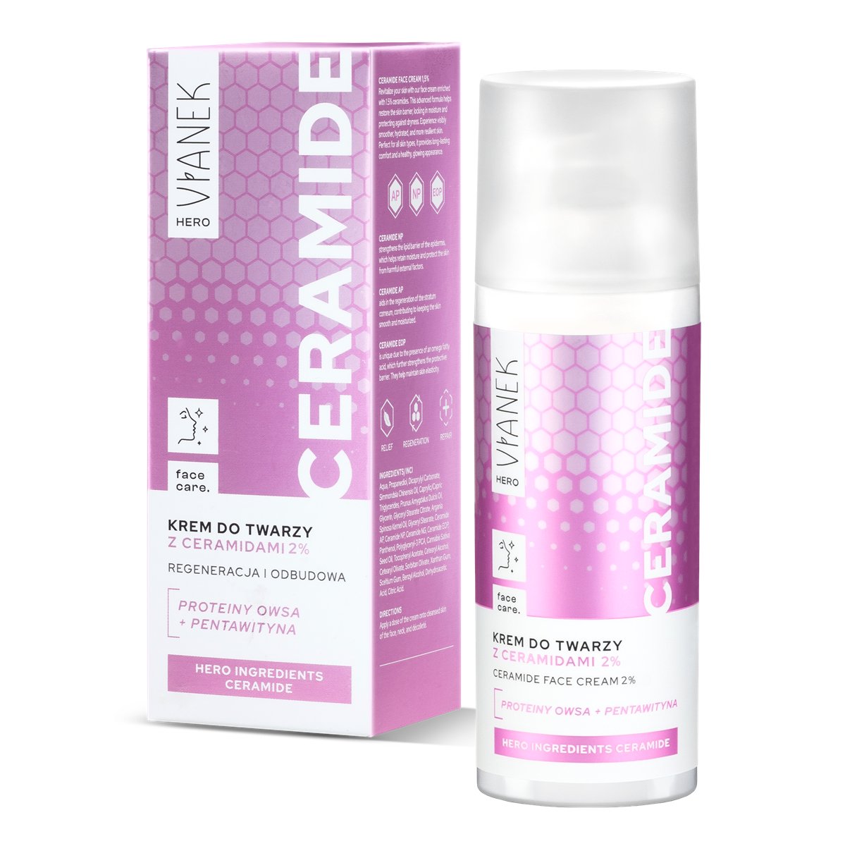 Vianek Hero Krem do twarzy z ceramidami 50ml