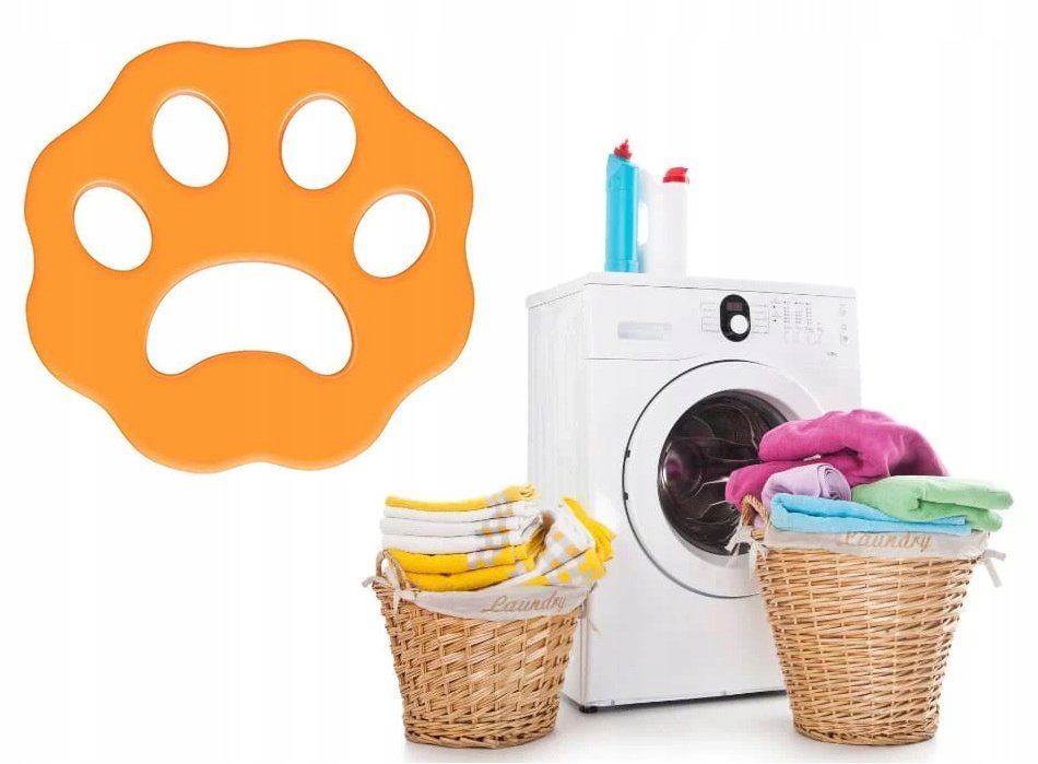 Łapka do pralki usuwanie sierści prania ubrań g p