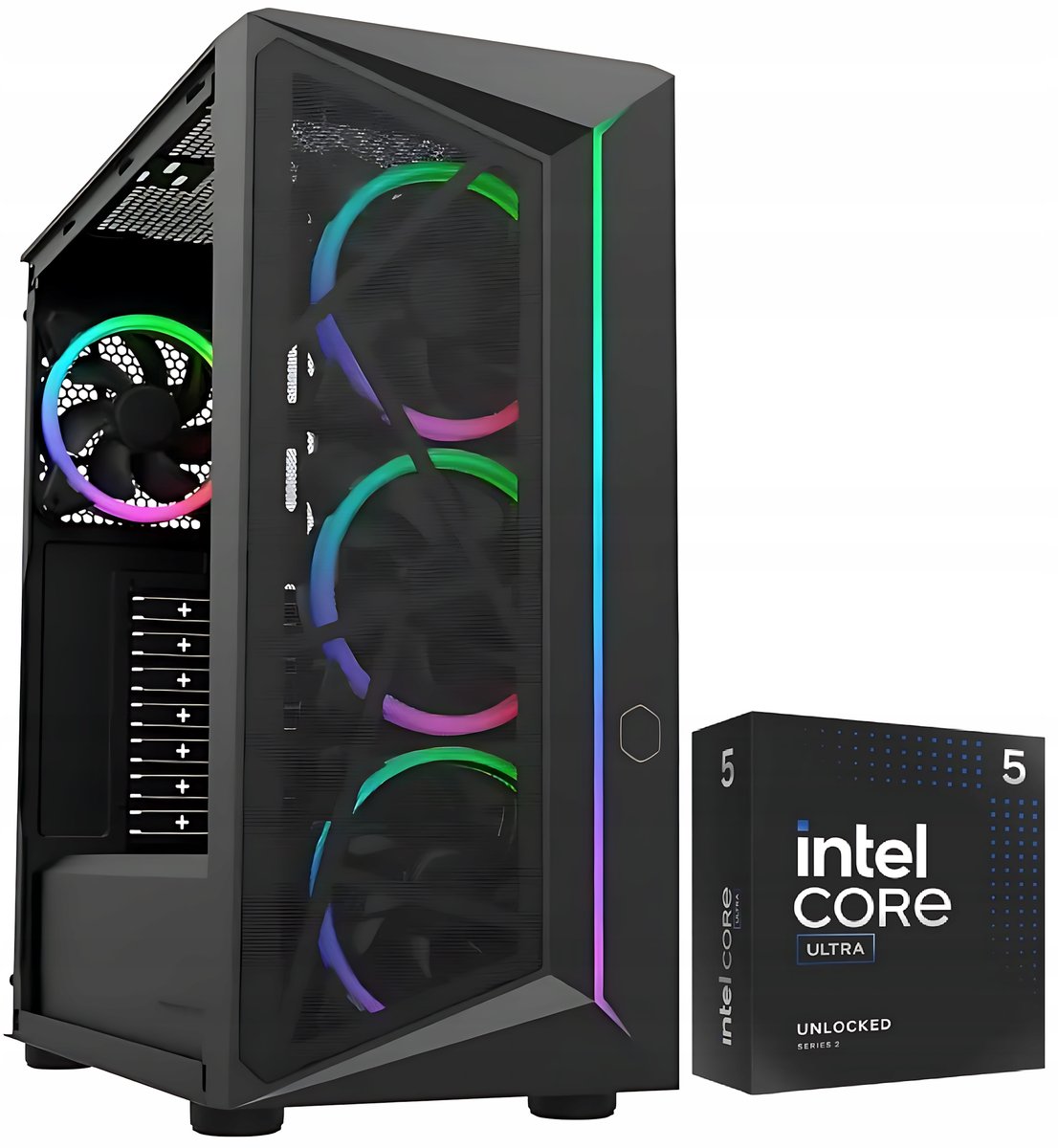 Komputer Gamingowy INTEL ULTRA 5 32-RAM DDR5 1TB Wi-Fi 7 Win 11 PC do Gier