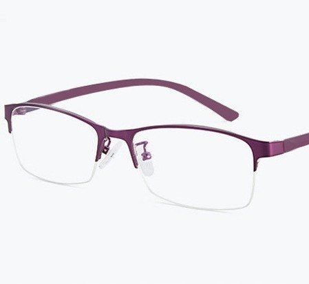 Okulary korekcyjne metalowe fiolet metal -0.5