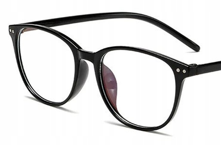 Okulary korekcyjne minusy czarne -4.5