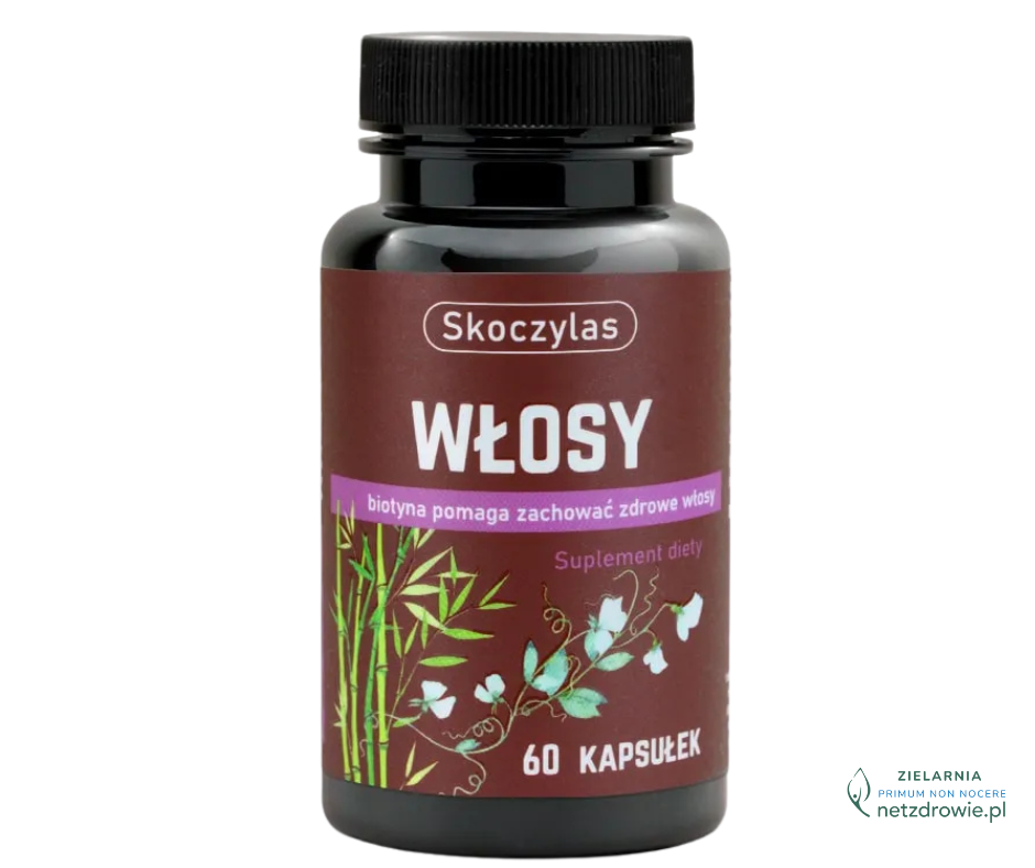 WŁOSY (biotyna) Skoczylas 60 kapsułek