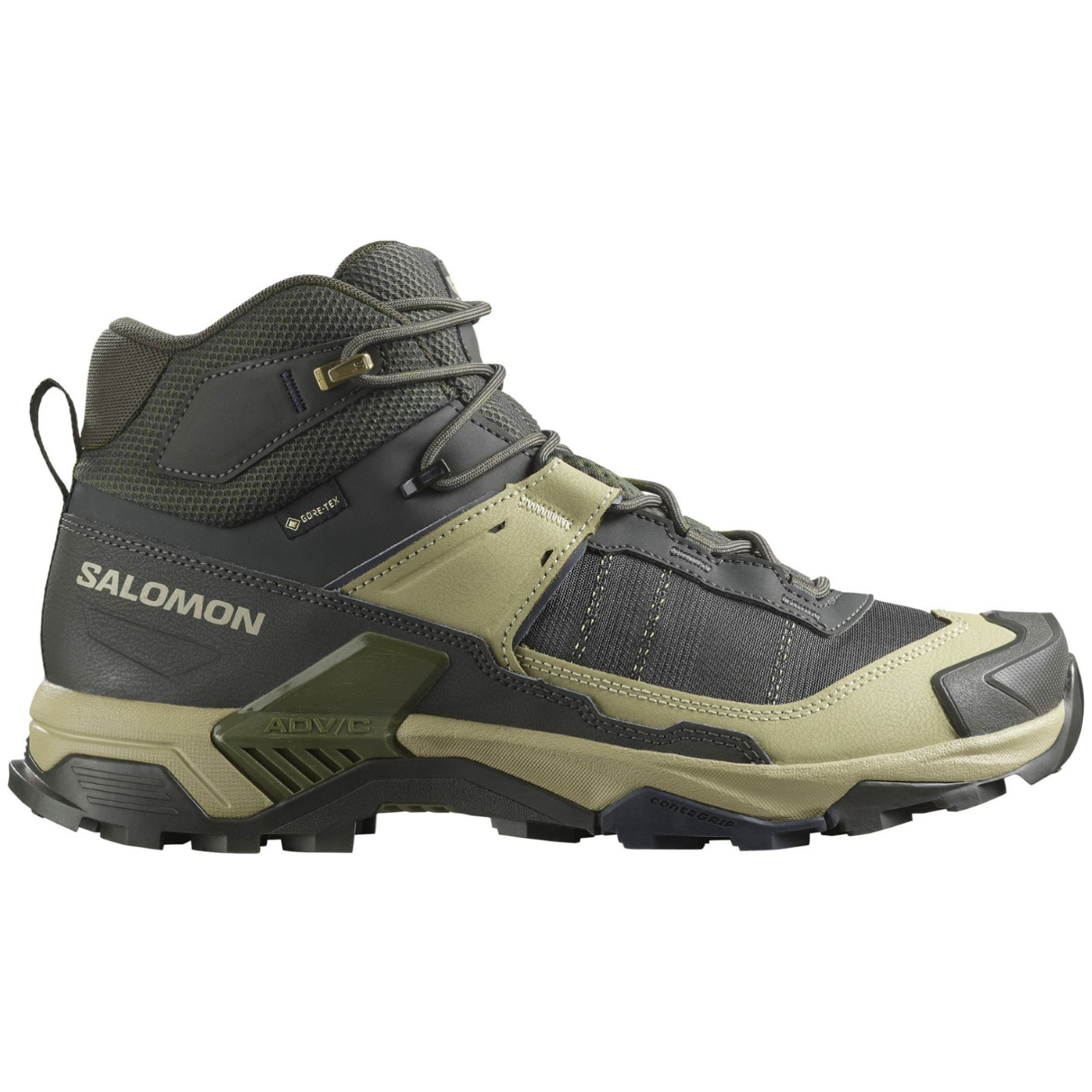 Buty męskie Salomon X Ultra 5 Mid Gore-Tex Rozmiar butów (UE): 46 2/3 / Kolor: zielony
