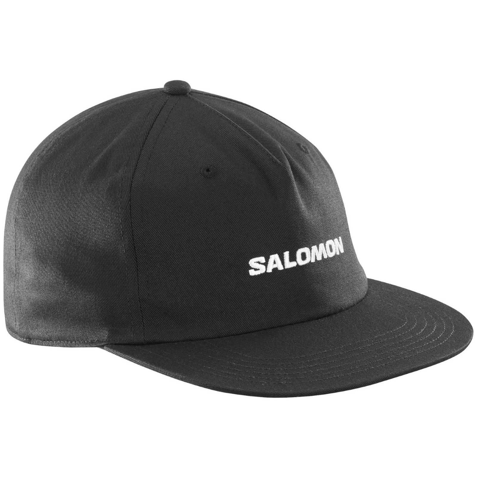 Bejsbolówka Salomon Cap Flat Kolor: czarny