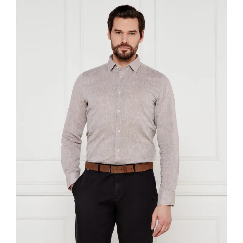 Joop! Koszula Pit-W Slim Fit z dodatkiem lnu