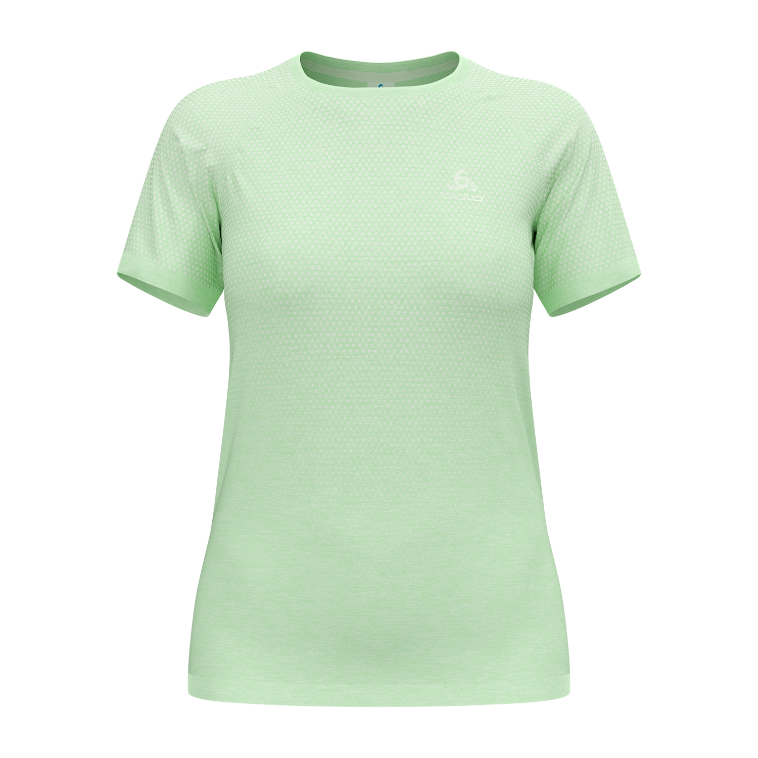 Damska koszulka do biegania Odlo Essential Seamless ambrosia melange - S